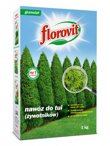Nawóz do tui (żywotników) 1 kg - Florovit