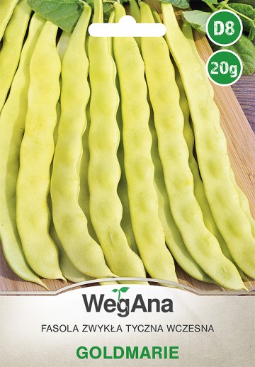 Fasola zwykła tyczna 'Goldmarie' nasiona 20 g - WegAna