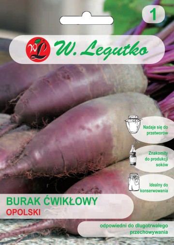 Burak ćwikłowy 'Opolski' nasiona 10 g - Legutko