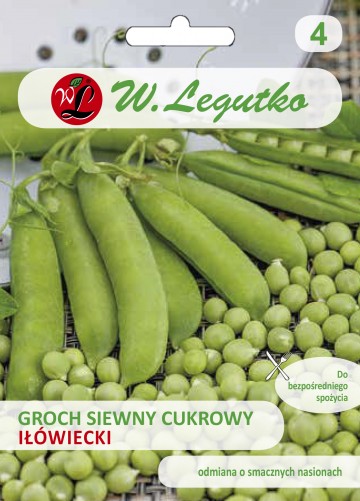 Groch cukrowy 'Iłówiecki' nasiona 40 g - Legutko