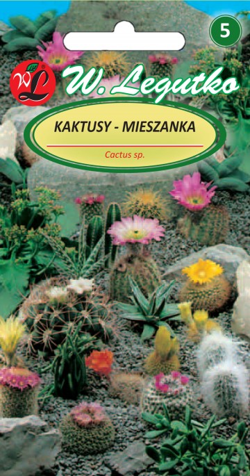 Kaktusy mieszanka gatunków nasiona 0,2 g - Legutko