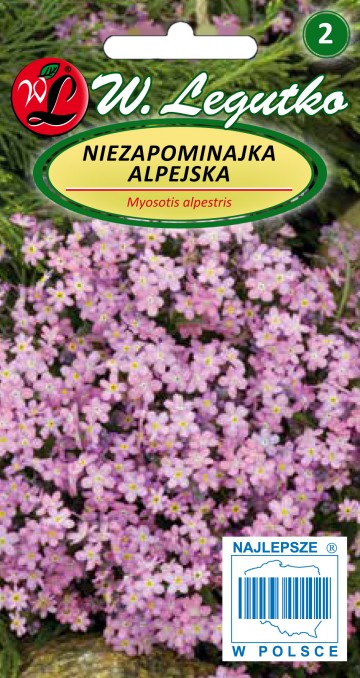 Niezapominajka alpejska różowa nasiona 0,3 g - Legutko