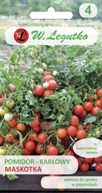 Pomidor karłowy 'Maskotka' nasiona 0,5 g - Legutko