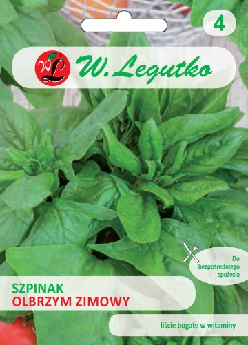 Szpinak 'Olbrzym zimowy' nasiona 20 g - Legutko