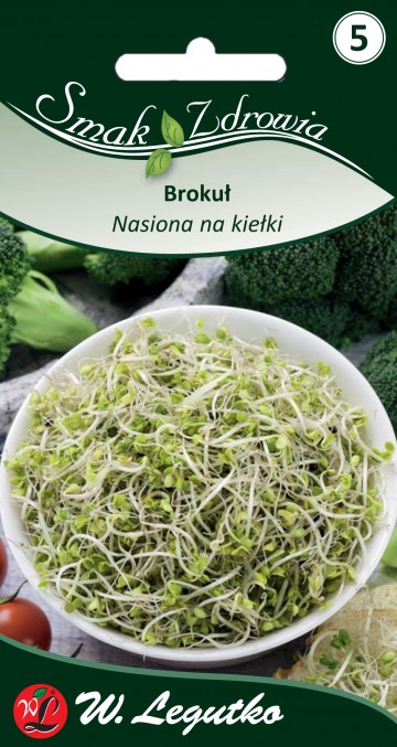 Nasiona na kiełki Brokuł 10 g - Legutko
