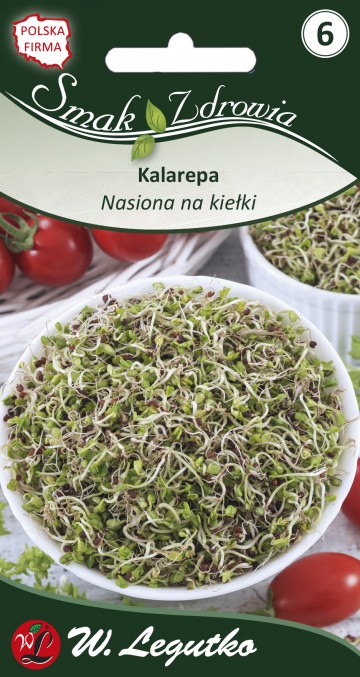 Nasiona na kiełki Kalarepa 10 g - Legutko