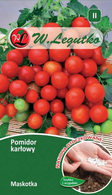 Pomidor 'Maskotka' nasiona otoczkowane 100 szt. - Legutko