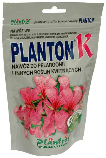 Nawóz do pelargonii i innych roślin kwitnących PLANTON K 200 g